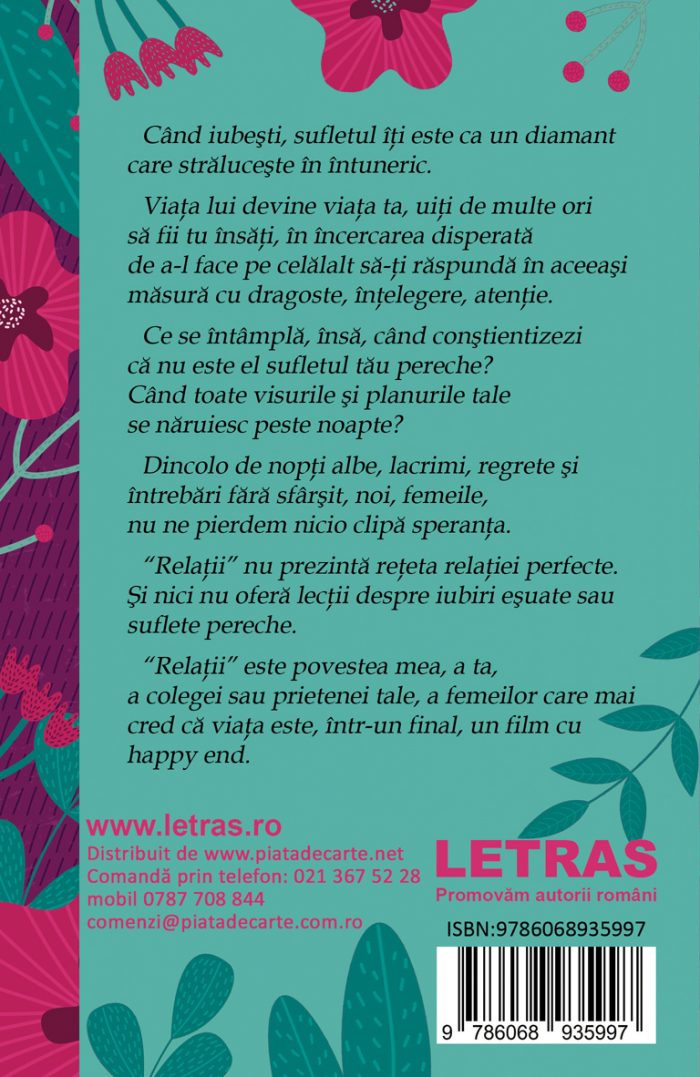 Relatii - Petronela Macaneata - Editura Letras 2020